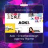 aoki creative design agency wordpress theme