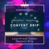 learnpress addon content drip wordpress plugin