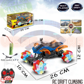 RC Drift Climbing Offroan Mobil Atv Remot Rock Crawler RDR1084 Biru ATV