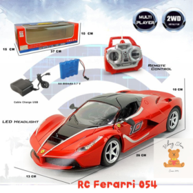 Mainan Mobil Remote Control Model RC Ferarri 2 Wd Radar RDR054 Merah