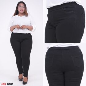 Celana Jeans Jumbo / Legging Jeans / Jegging Jeans / Jeans Wanita - Hitam