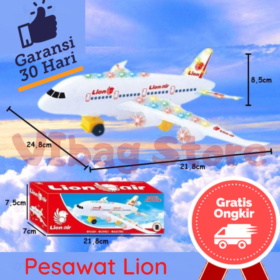 Miniatur Pesawat Garuda Lion Air Mainan Pesawat Musik OTB186 BRO1282 Lion