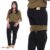 Celana Cutbray Bigsize Jeans Wanita Standard Polos Modis Trendy - Hitam