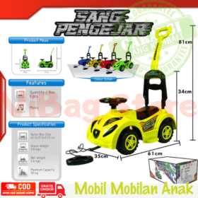 Mobil Mobilan Dorong Tarik Naik Kuat Premium Garansi Original SPR Kuning