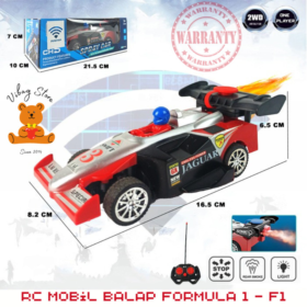 RC Mobil Balap F1 Spray Asap Formula 1 RemoteControl 2WD RADAR RDR1200 Merah