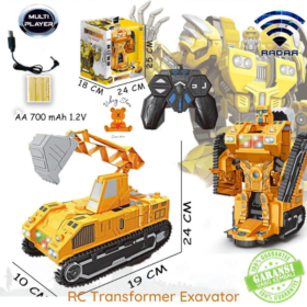 RC Mobil Transformer Beko Exavator Eksavator Merk RADAR RDR1197