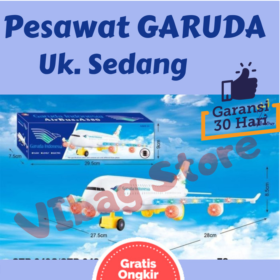 Mainan Anak Pesawat Garuda Lion Pesawat Terbang Mainan Airplane OTB049 Biru