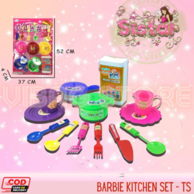 Mainan Barbie Set Masak Masakan Kitchen Set Bonek Dapur Edukasi 9018 TS