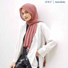 Aura Dusty Cream Active Hijab Pashmina Shawl PASHMINA POLOS