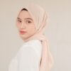 Aura White Active Hijab Pashmina Shawl PASHMINA POLOS