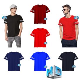 Kaos Polos Combed Lis Baju Distro Polos Pria Fashion