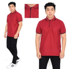 Kaos Kerah Polo Shirt Pria Polos Lengan Pendek Original